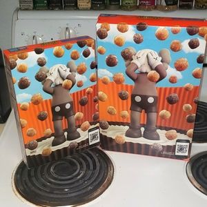Reese's Puffs Cereal Kaws Collaboration (2 Box Set - 1 Regular & 1 Giant Size)